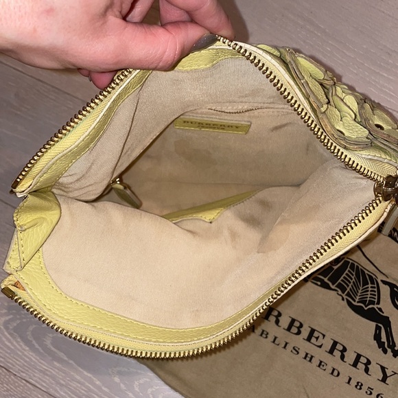 Burberry The Petal With Flowers Clutch, Yellow, - Picture 9 of 11